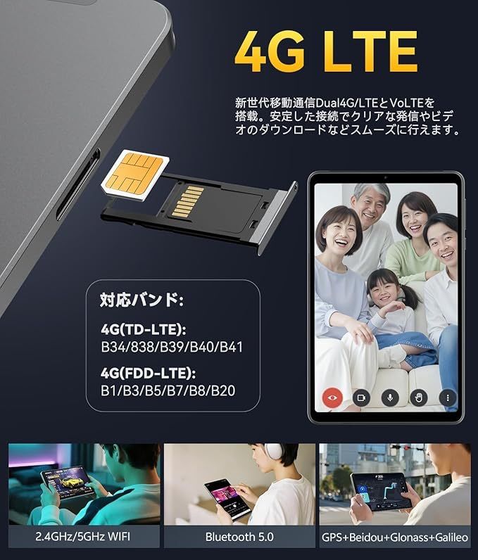 大 Android15 タブレット8インチ simフリー wi-fiモデル 24GB 128GB 1TB拡張 SVITOO MOMO8 アンドロイド15 8コア IPS-Incell 2K FHD 4GLTE GeminiAI 90Hz 6軸 VETTDRUCK_DE