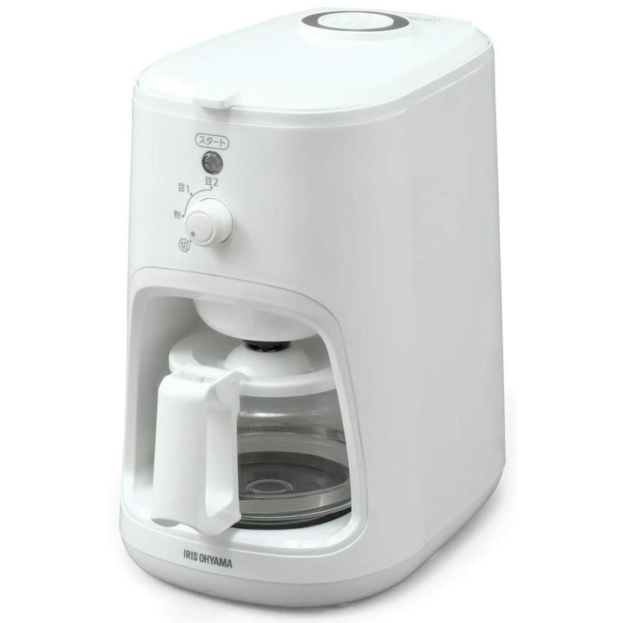 アイリスオーヤマ コーヒーメーカー 全自動 メッシュフィルター付き 1-4杯用 ブラック IAC-A600 アイリスオーヤマ 全自動コーヒーメーカー IAC-A600  | アイリス