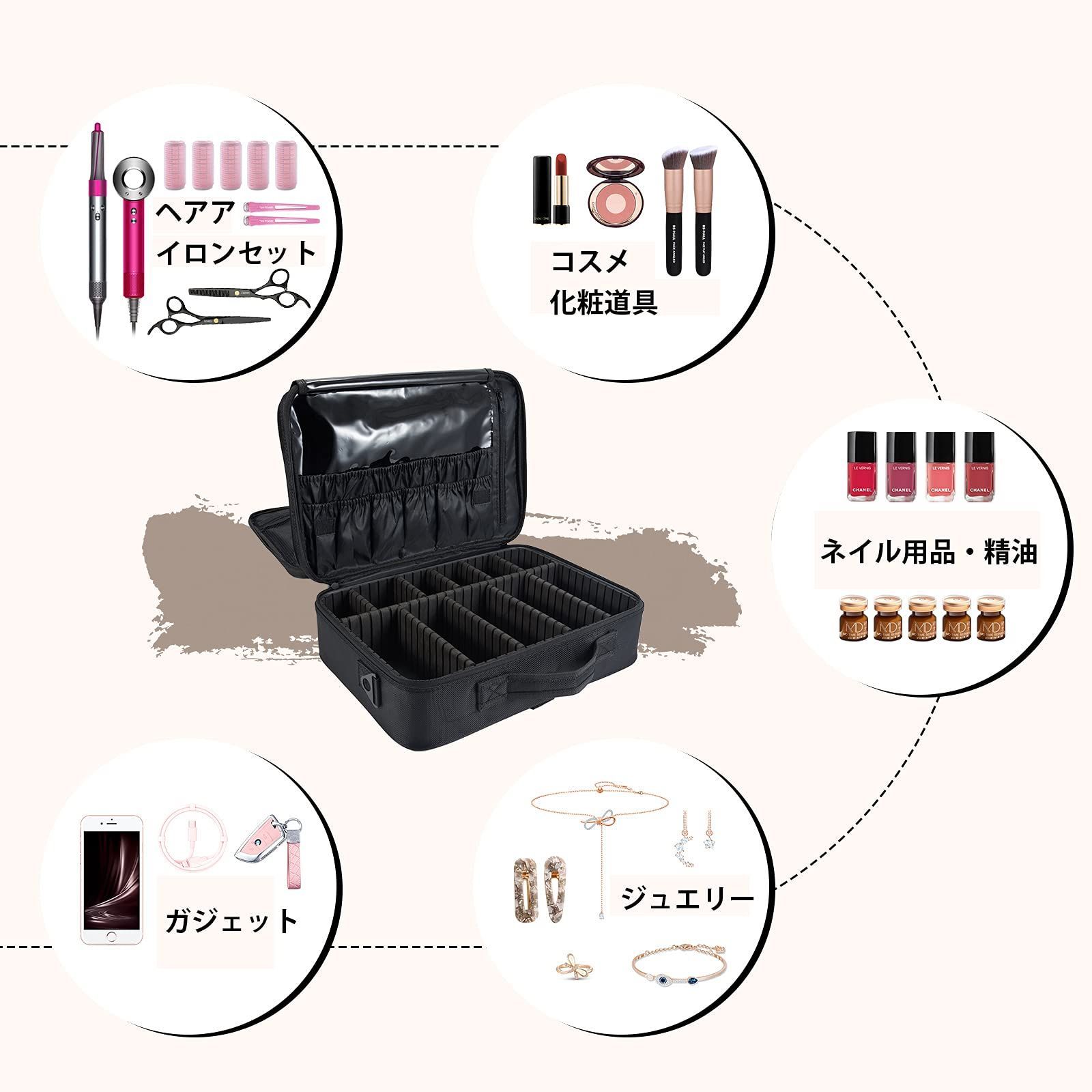 Joligrace メイクボックス 大容量 プロ仕様 特価Joligrace メイクボックス 大容量 プロ仕様 メイク ボックス