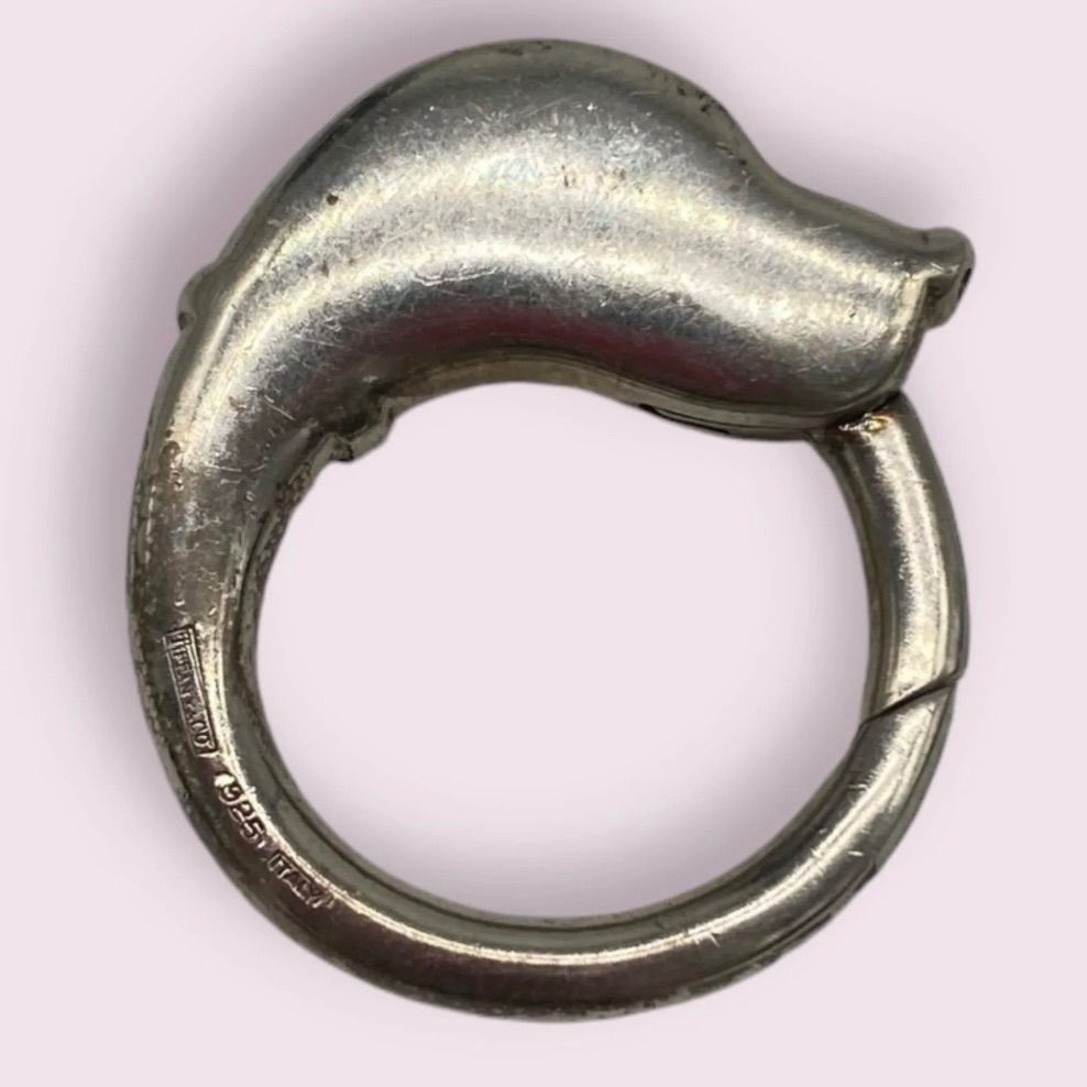 Tiffany&Co. ティファニー 犬 モチーフ キーリング 希少 925