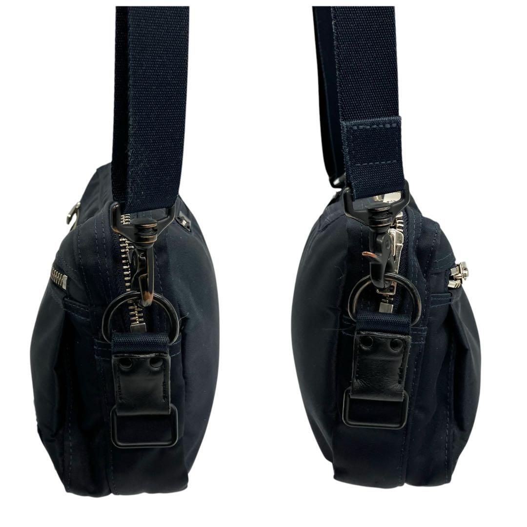 良品 1924 PORTER LIFT ショルダーバッグ ナイロン ネイビー