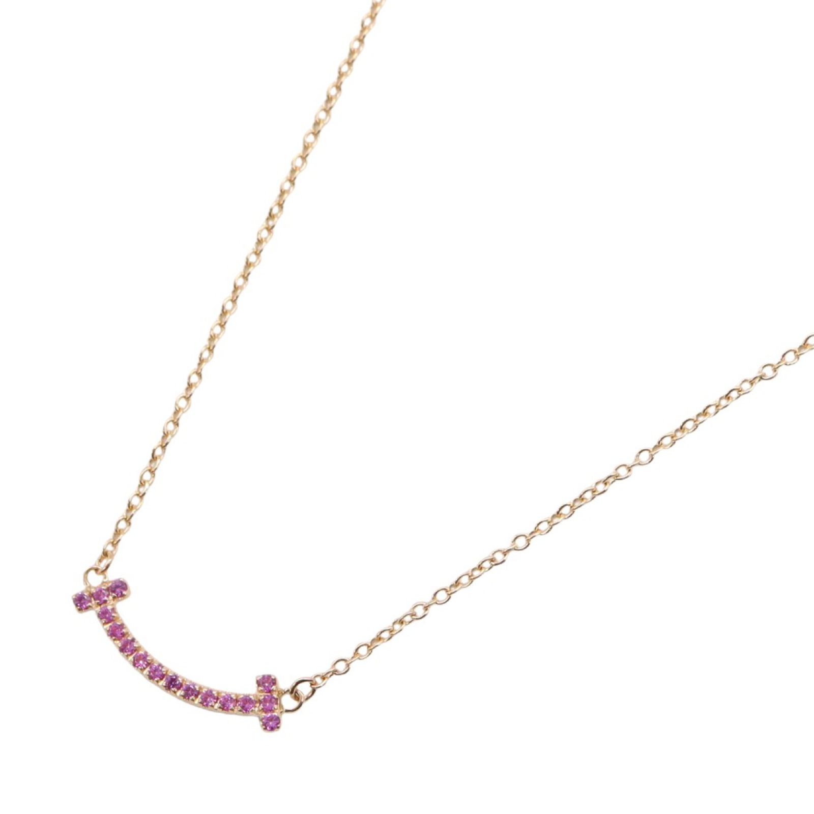 ティファニー TIFFANY＆CO ネックレス Tスマイル ミニ ネックレス 