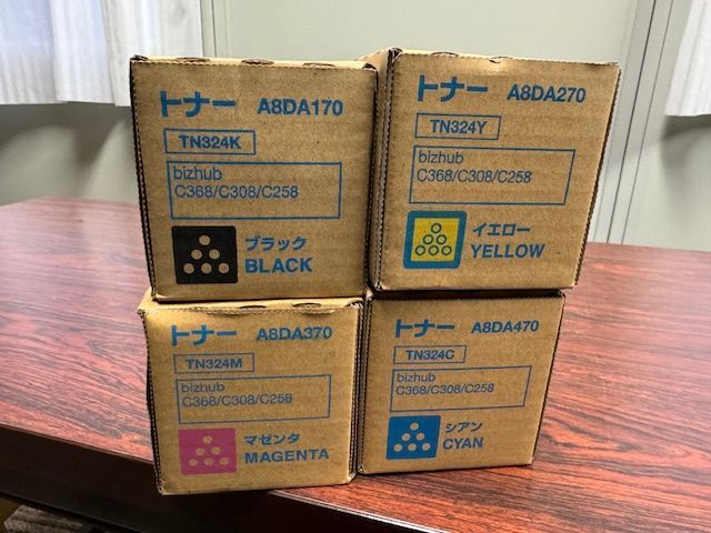 コニカミノルタトナー TN324 4色セット 【公式通販】