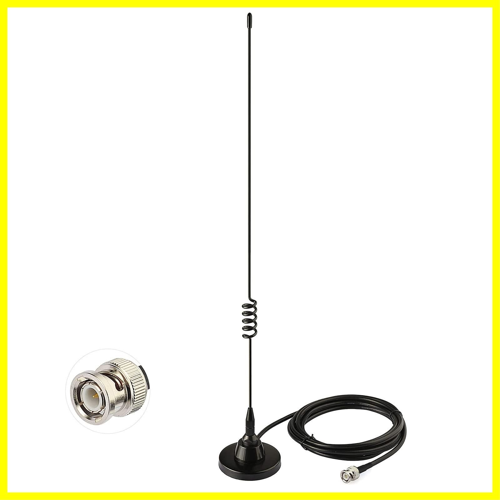 送料無料BINGFU 144/430MHz VHF/UHF デュアルバンドアンテナ BNC