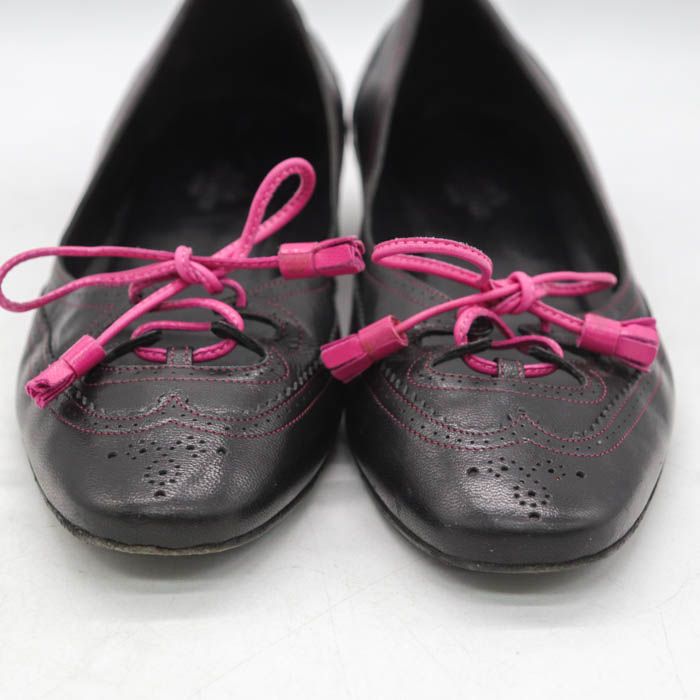 エルメス パンプス 本革 レザー ブランド シューズ 靴 イタリア製 黒  