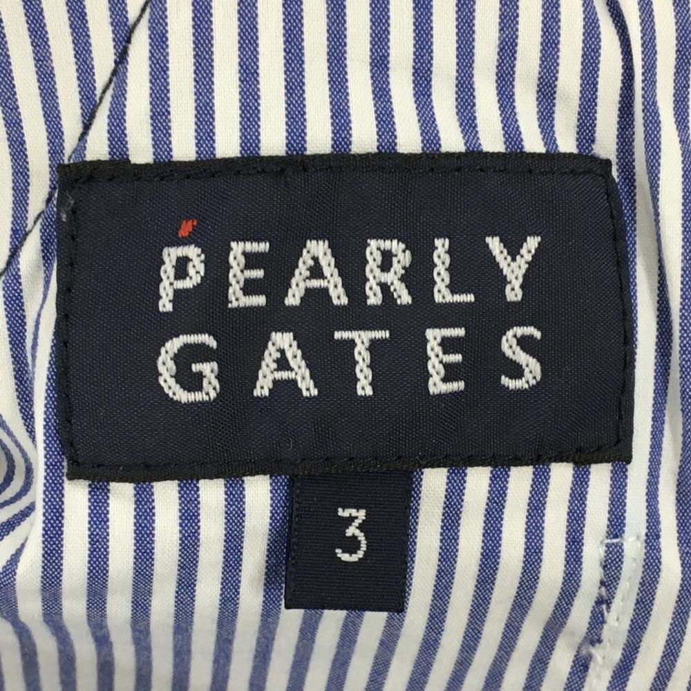 パーリーゲイツ パンツ ネイビー ロゴ白 色褪せ メンズ 3(S) ゴルフ