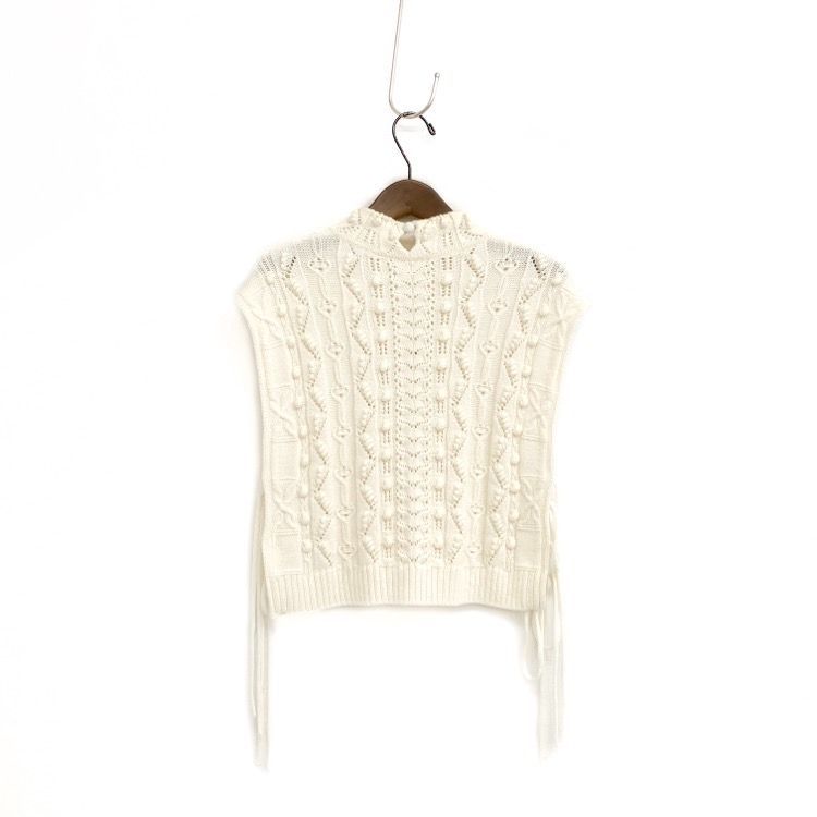 未使用 22AW Mame Kurogouchi マメクロゴウチ Hand-Knitted Floral 
