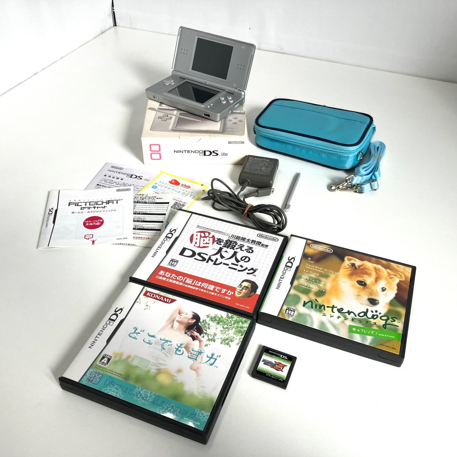 11710】 ニンテンドーDS Lite 本体＋ソフト4点セット 美品 - メルカリ