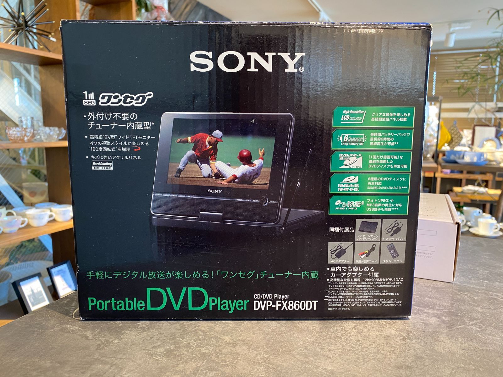 テレビ・映像機器 □SONY ポータブルDVDプレーヤー ワンセグ□
