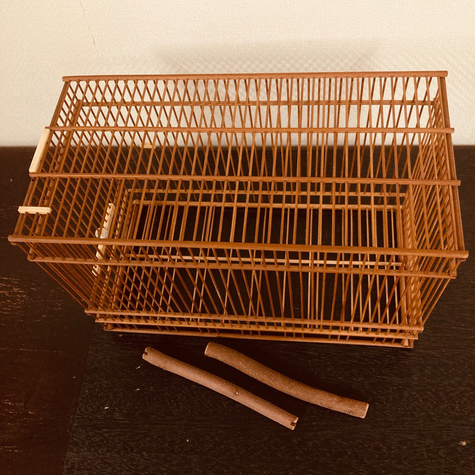 奥 昭和レトロ 竹製 鳥かご 奥 昭和レトロ 竹製 鳥かご 鳥かご 竹製 竹細工 鳥籠 レトロ
