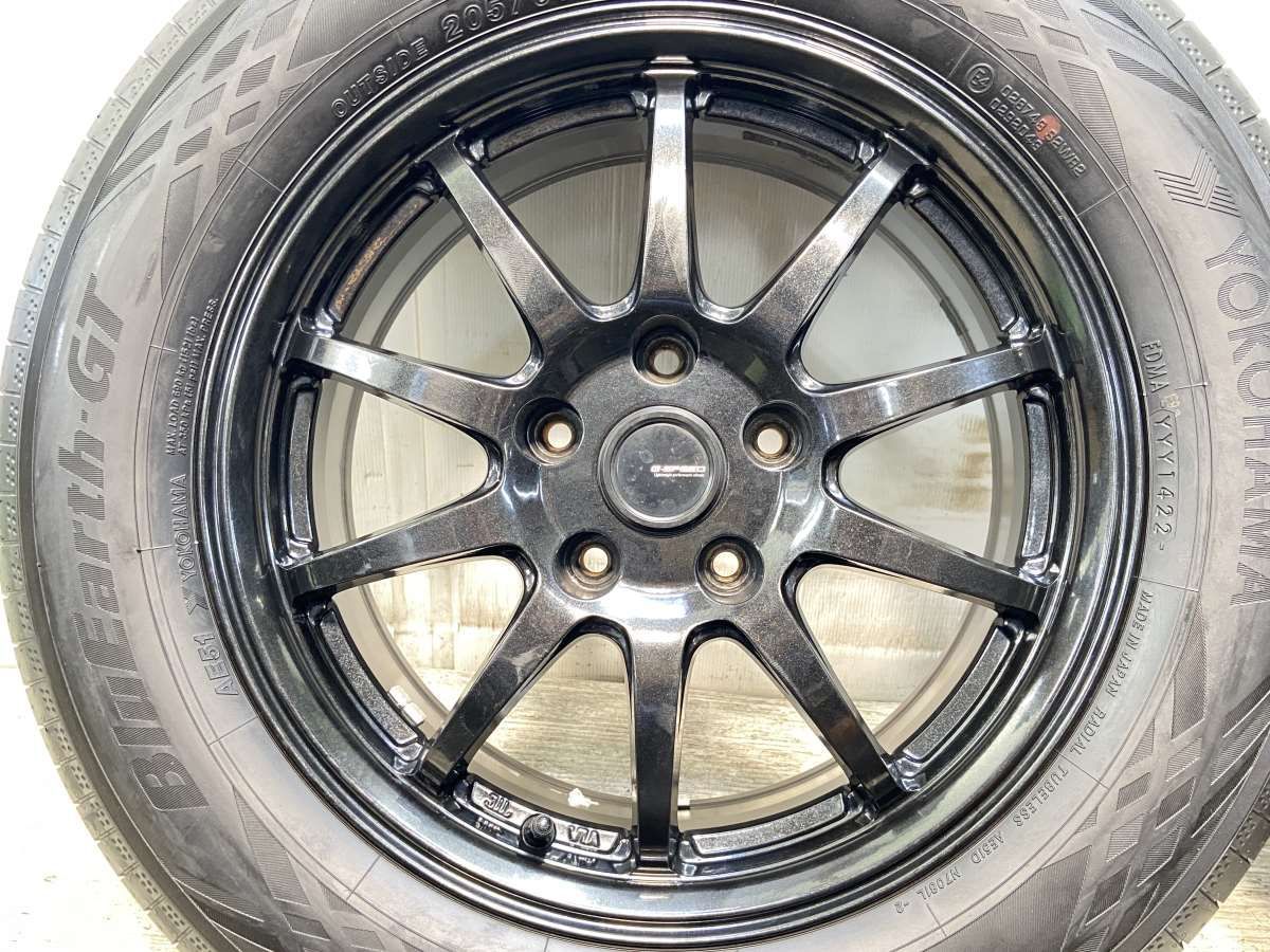 205/65R16 ヨコハマ ブルーアース GT AE51 G-SPEED 16x6.5 38 114.3-5