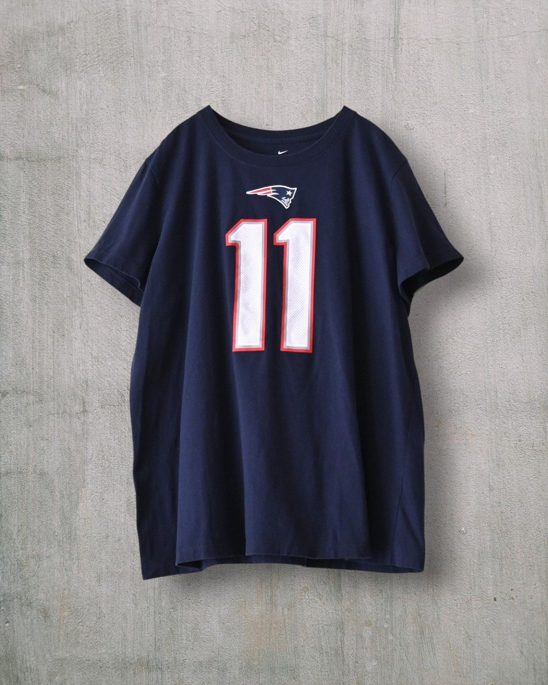 ナイキ インテル ユニフォーム 11/12 ピレリ中国語表記モデル タグ付き Nike（ナイキ）「Julian Edelman #11」New England Patriots T