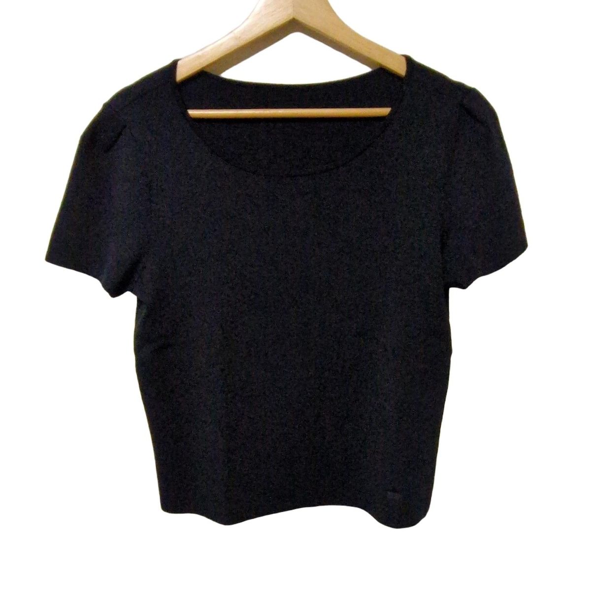 FOXEY フォクシー 半袖セーター サイズ42 L レディース - 41457 黒
