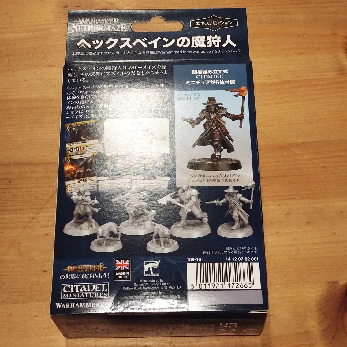 ウォーハンマー　アンダーワールド　ネザーメイズ　ヘックスベインの魔狩人　HEXBANE'S HUNTERS 日本語版