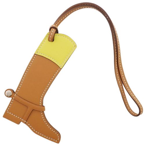 エルメス　パドック　チャーム　ブーツ エルメス<br>パドック チャーム<br>ブーツ ボット<br>ナチュラル