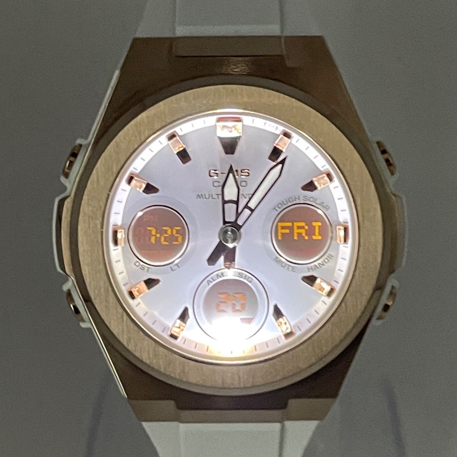MSG-W600G-7AJF BABY-G ソーラー　美品 BABY-G ベビージー G-MS ジーミズ 電波ソーラー レディース