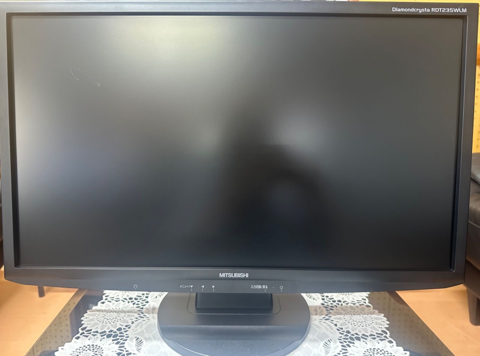 MITSUBISHI 23型ワイド液晶ディスプレイ(ノングレア) フルHD対応/ブラック RDT235WLM(BK) 中古-0619