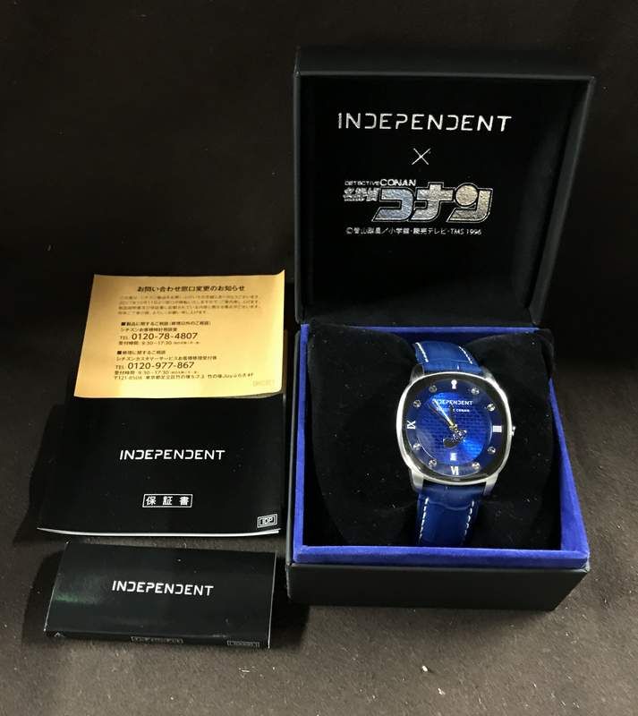 名探偵コナン×INDEPENDENT オフィシャルコラボウォッチ/工藤新一モデル 