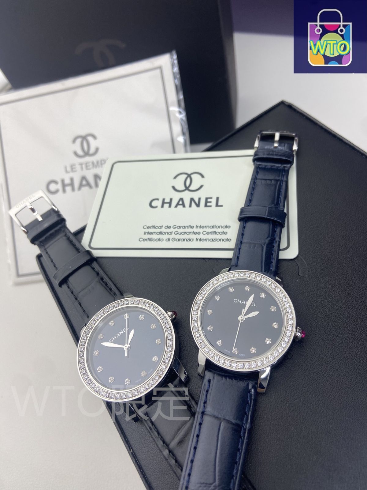 tendance 腕時計 スワロフスキー　CHANEL 今日特価】Chanel シャネル ベゼルに手作業でスワロフスキー