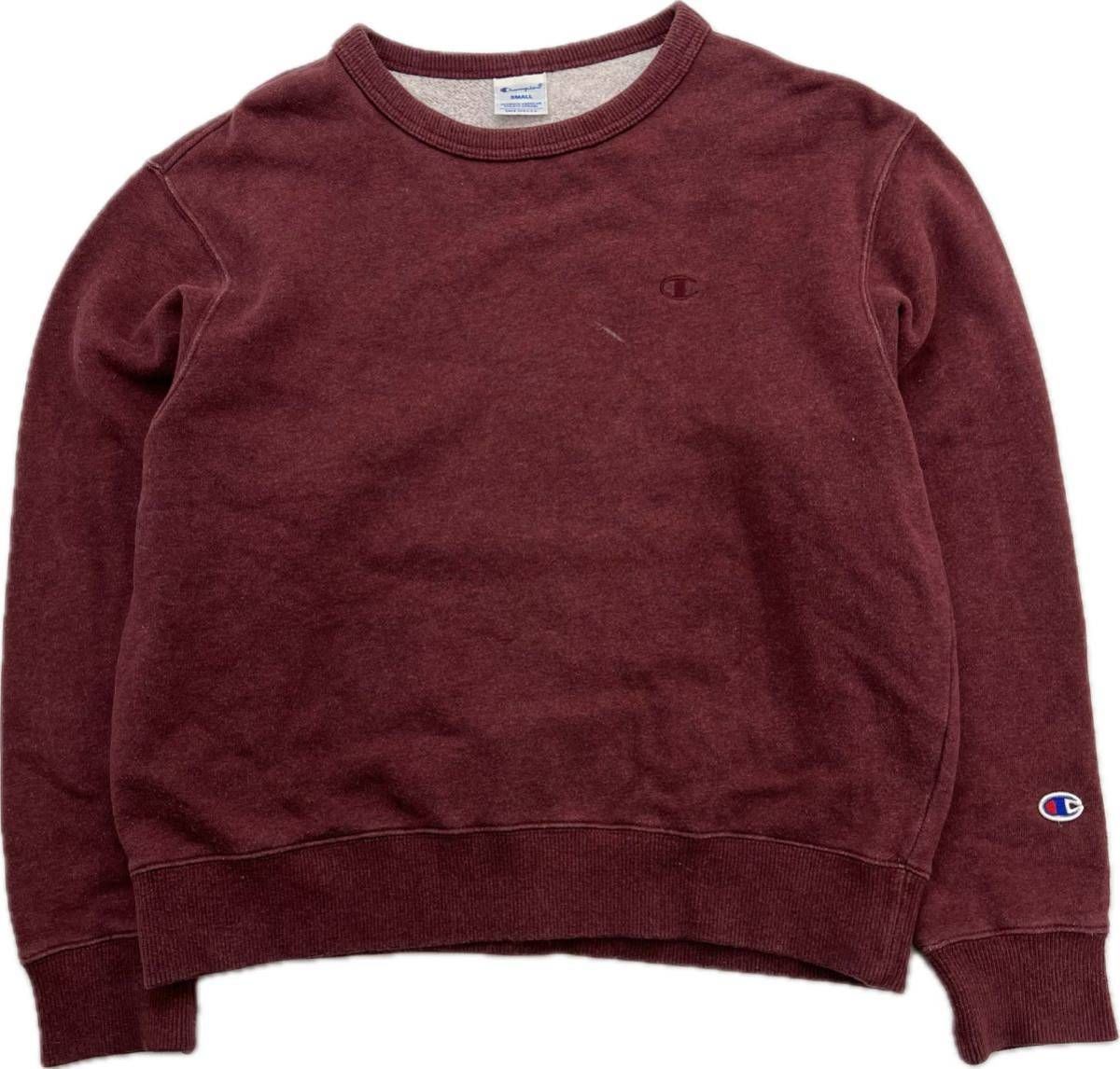 Champion ☆ 渋めカラー◎ スウェット シャツ トレーナー エンジ 