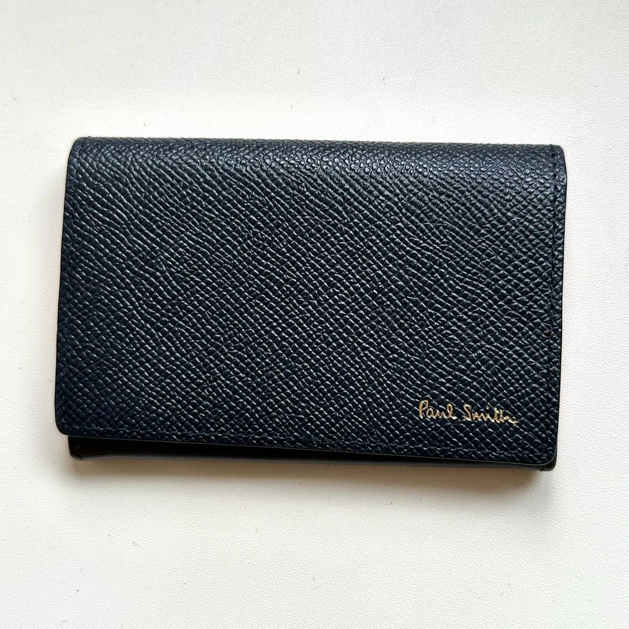 ポールスミス Paul Smith 名刺入れ カードケース ネイビー