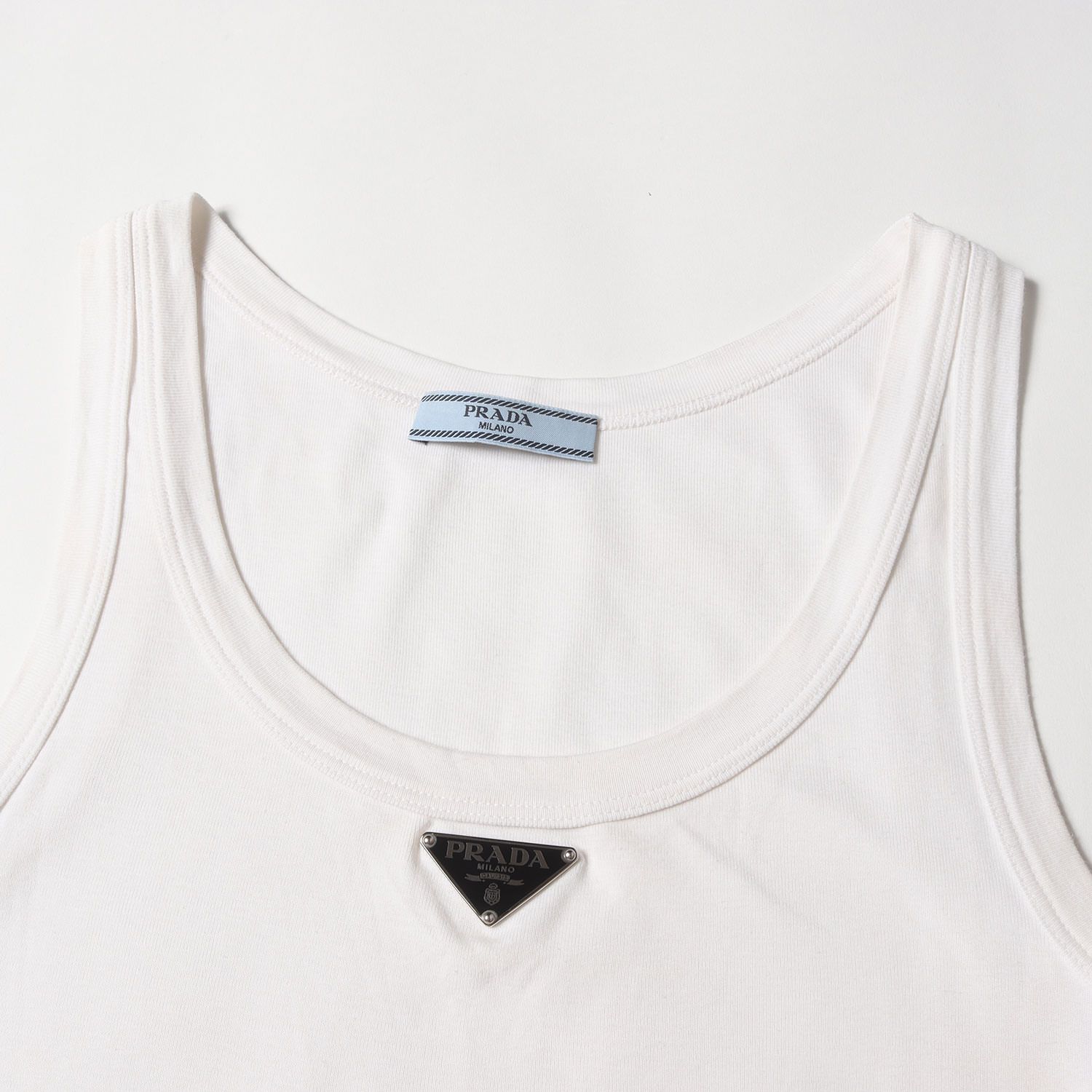 PRADA タンクトップ 正規品 美品 36 ☆*n様 PRADA ブラック タンクトップ L NWT prada logo tank in