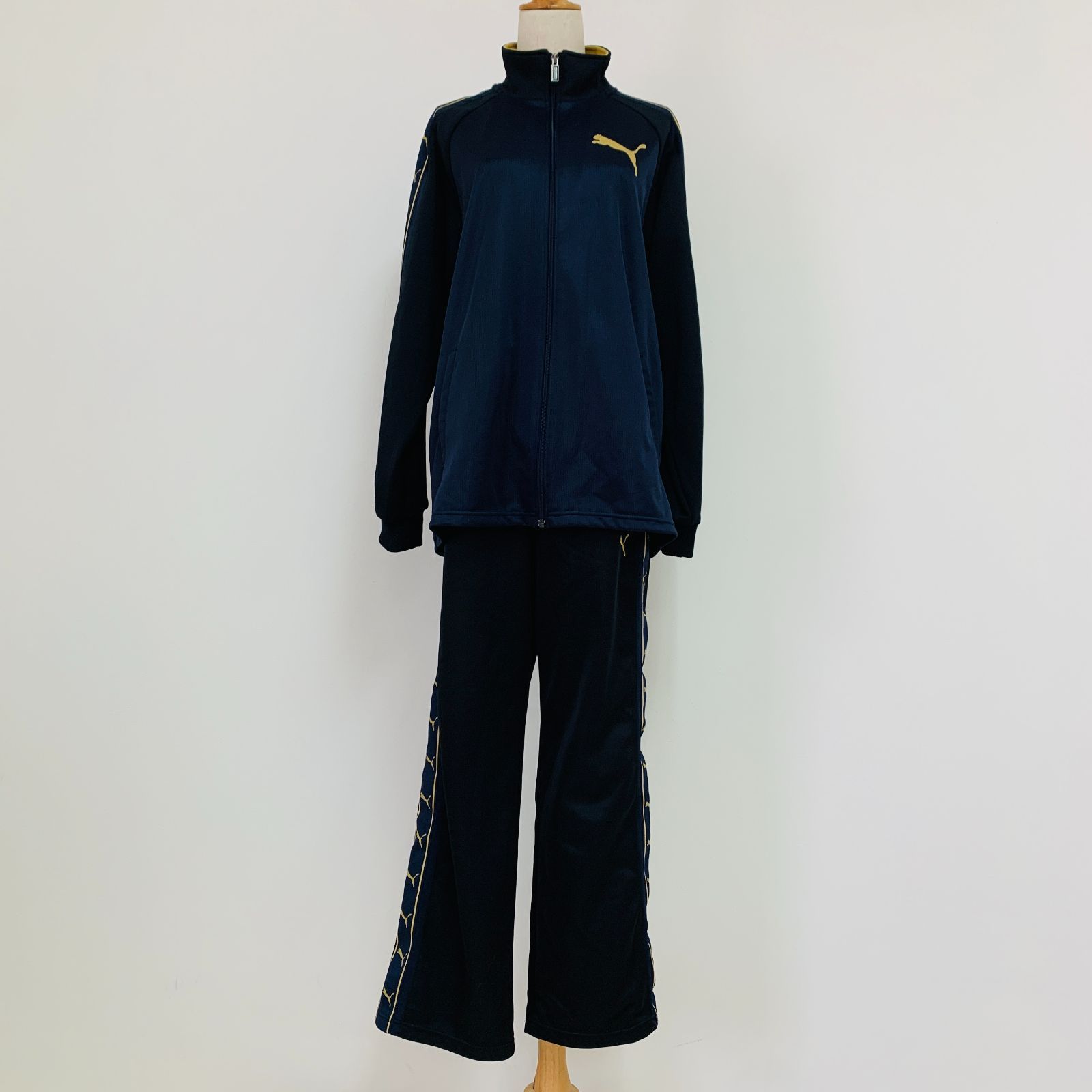 00s 日本製 美品 PUMA プーマ ジャージ 上下セットアップ メンズ ユニ