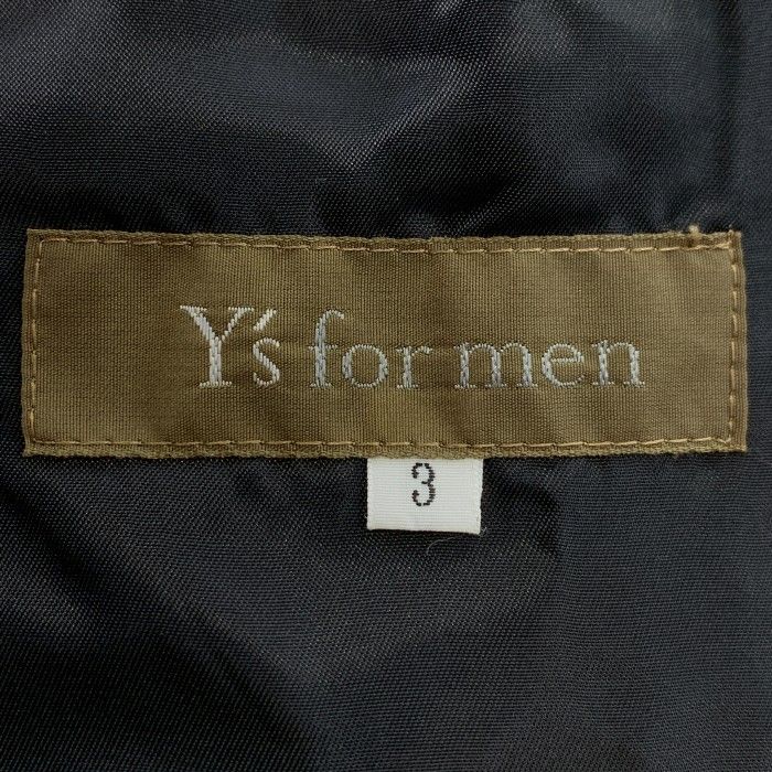 Y's for men ワイズフォーメン ウール チェスターコート ブラック MT