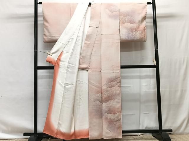 平和屋着物□訪問着 霞文 暈し染め 金彩 正絹 逸品 CAAU3668xi - メルカリ 