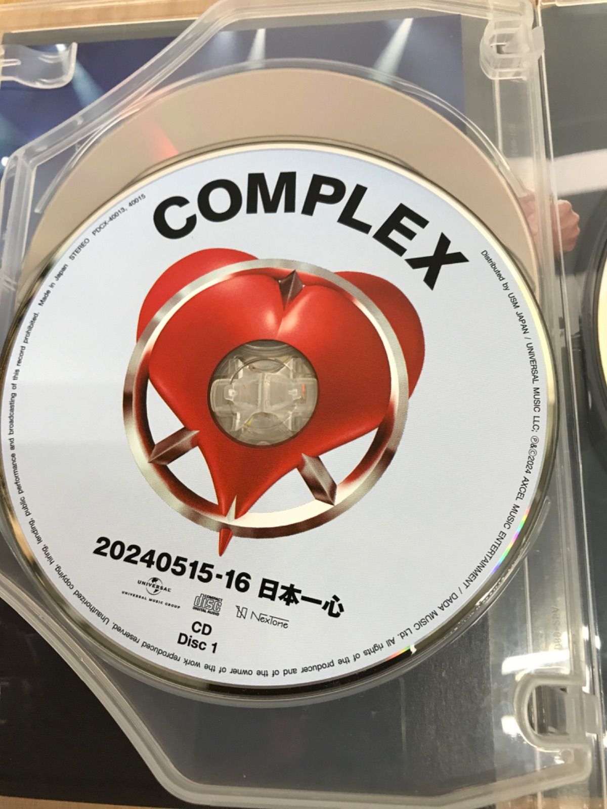 DVD】COMPLEX 20240515-16 日本一心
