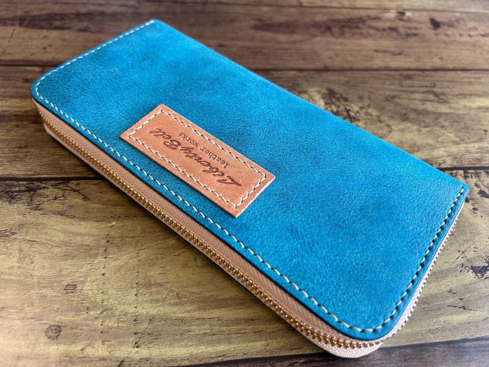 【姫路レザーシュリンク】ラウンドファスナーロングウォレット【プルアップレザー】 姫路レザーシュリンク】ラウンドファスナーロングウォレット【プル