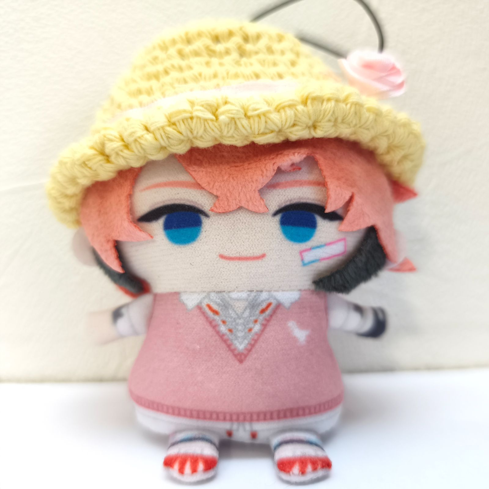 にじぱぺっと】 麦わら帽子 帽子 にじさんじ 10cm ピンク1 赤城