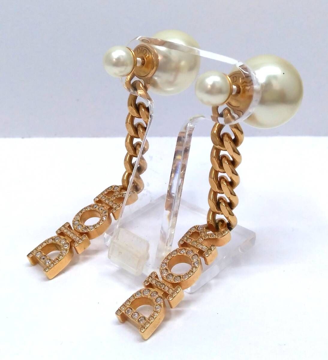 Christian Dior クリスチャンディオール トライバル ピアス 約14.9g