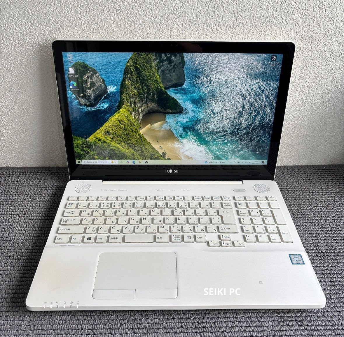 タッチパネル 富士通lifebook AH77/B1 i7-7700HQ メモリ4GB HDD