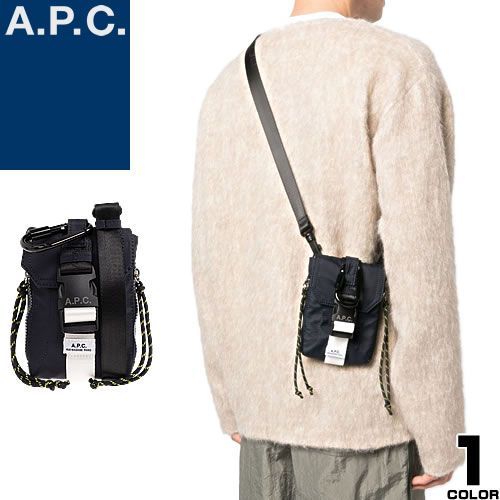 アーペーセー A.P.C. バッグ ショルダーバッグ メンズ レディース 2024年春夏新作 ナイロン ロゴ ブランド 斜めがけ かっこいい 小さめ  紺色 ネイビー TRECK CROSSBODY POUCH PAAFH H61733 - メルカリ