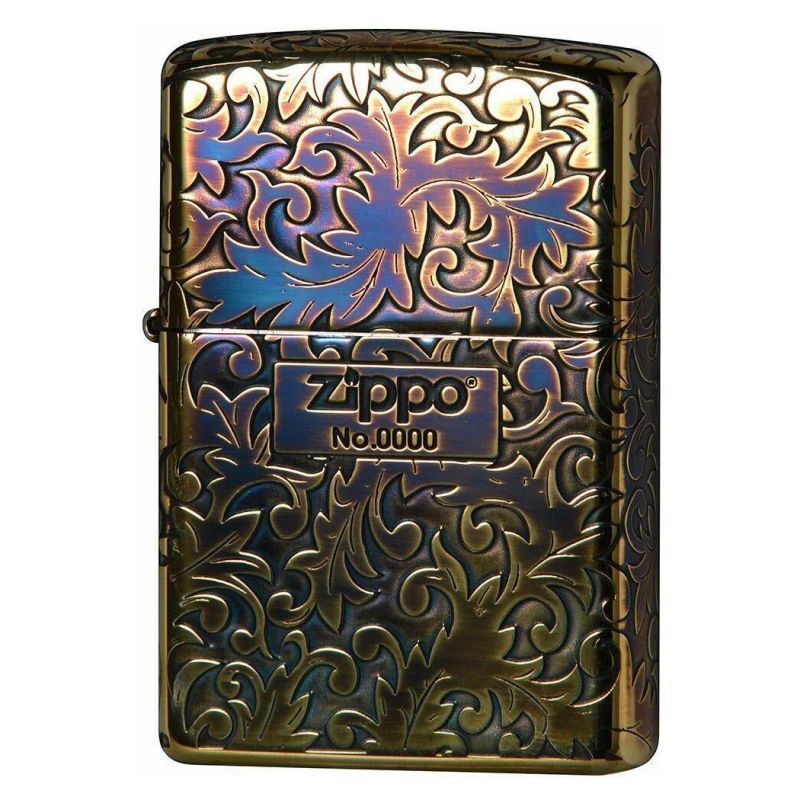 Zippo ジッポーライター アラベスク ロゴ 唐草 5面連続エッチング