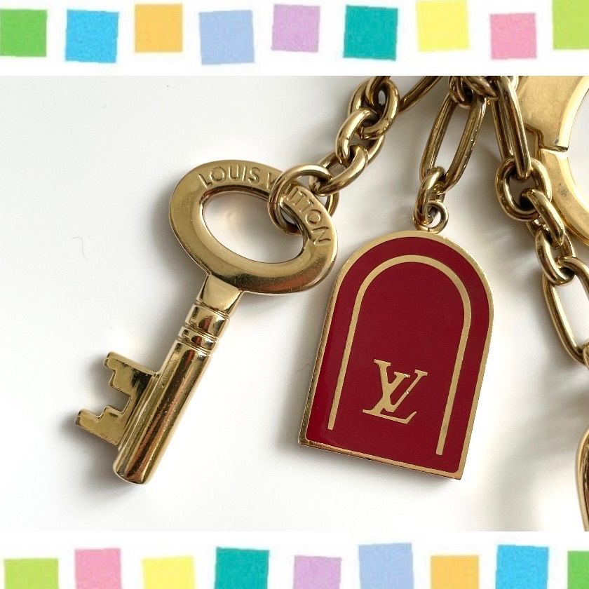 美品✨LOUISVUITTON✨ルイヴィトン ポルトクレ・パンピーユ キーリング 