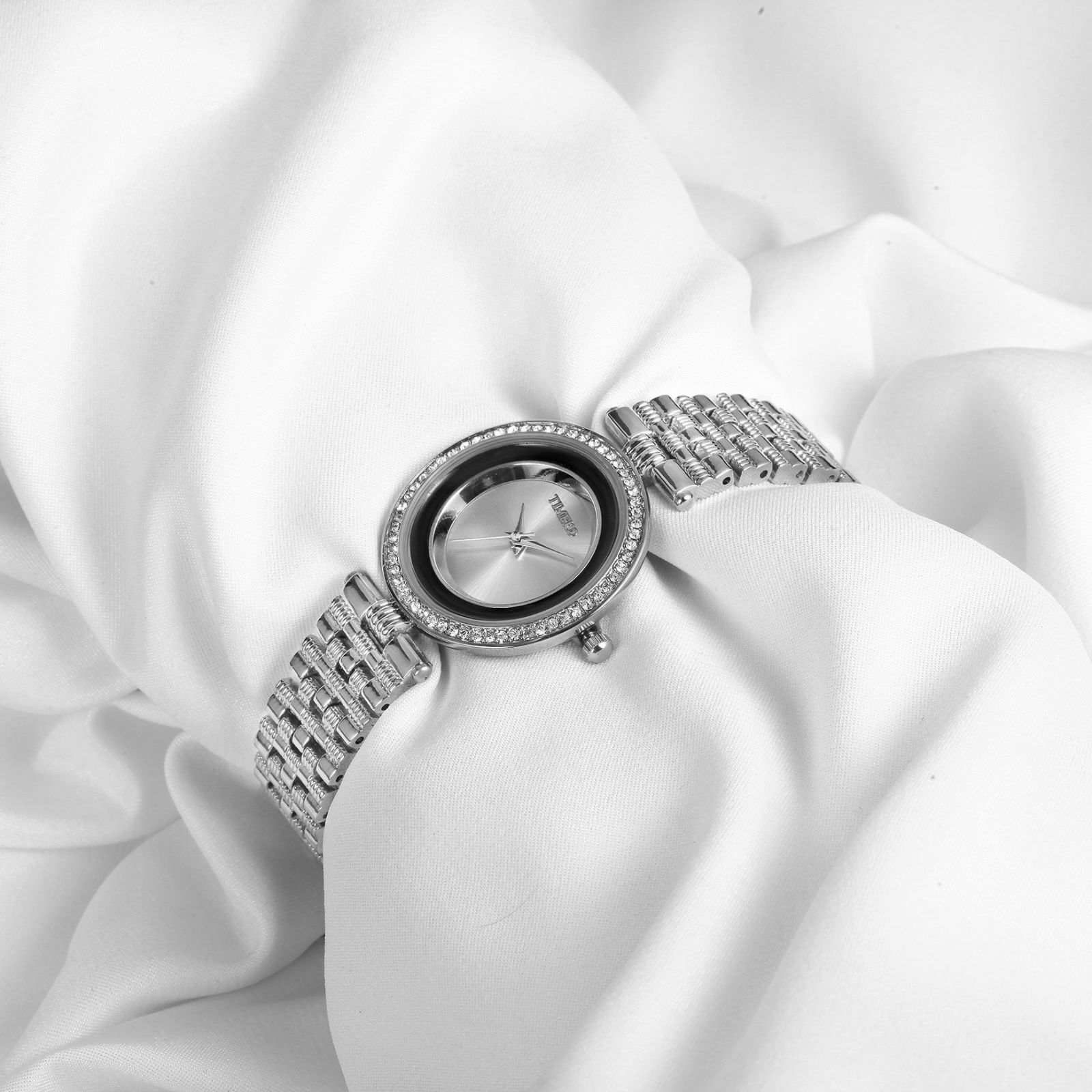 数量 レディース 時計腕時計 防水 腕時計 とけい腕時計 電池式 うで時計 アナログ 時計 お洒落 TIME 100 秒針付き watch for women waterproof シルバー