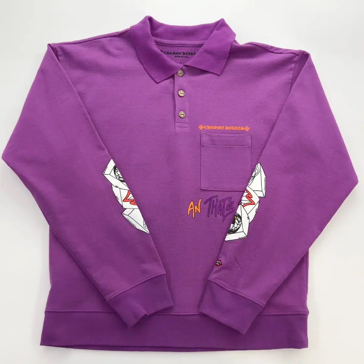 CHROME HAEATS クロムハーツ マティ ボーイ ポロTシャツ 紫 XXL