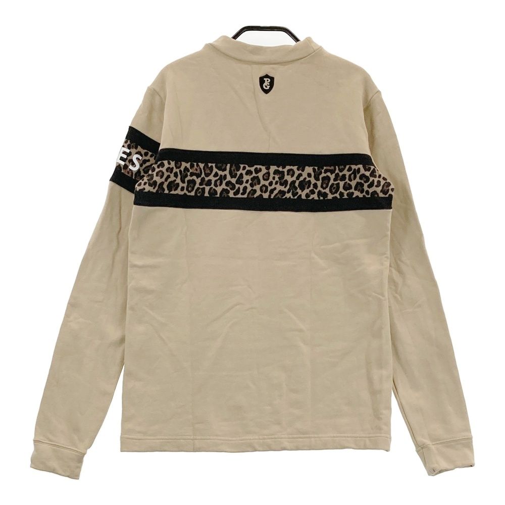 サイズ：4 PEARLY GATES パーリーゲイツ  長袖ハイネックTシャツ ボーダー イエロー系 [240101353487] ゴルフウェア メンズ ストスト 1240101178219_1.jpg