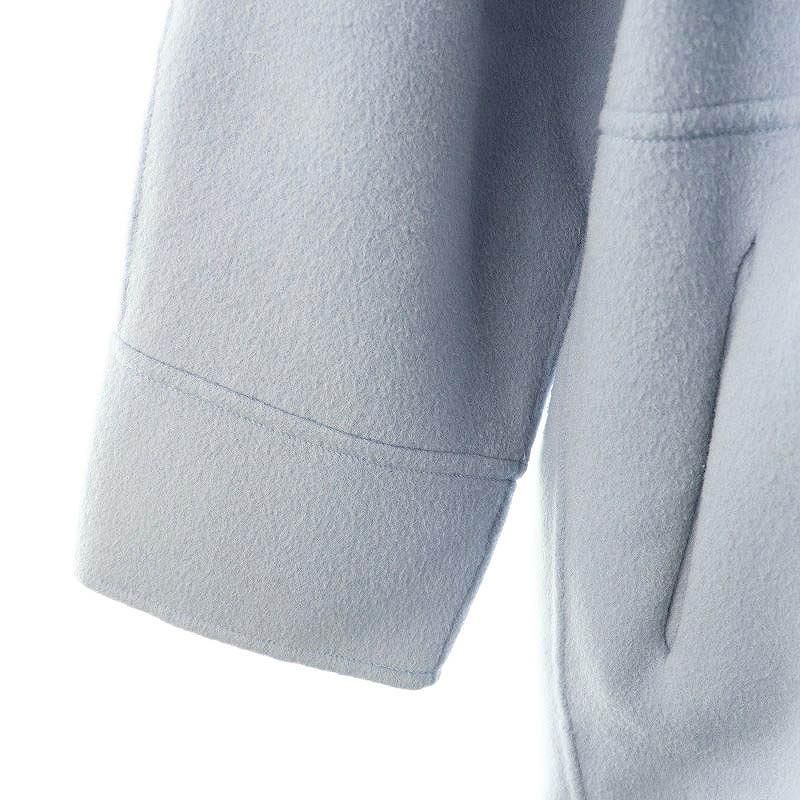 【中古】アンプレガント anplegant ウール  ダウン ロングコート ロング S 青 ブルー /AT ■OS レディース アンプレガント anplegant ウール ダウン ロングコート ロング S 青