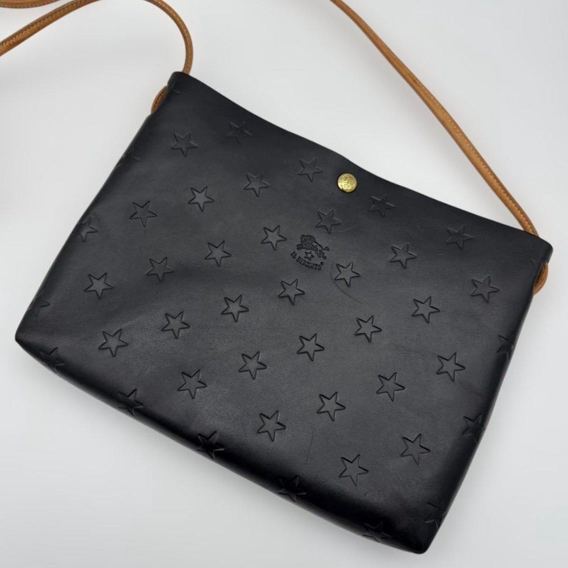 イルビゾンテ✨星型 本革ショルダー 黒 日本モデル 235 - メルカリ