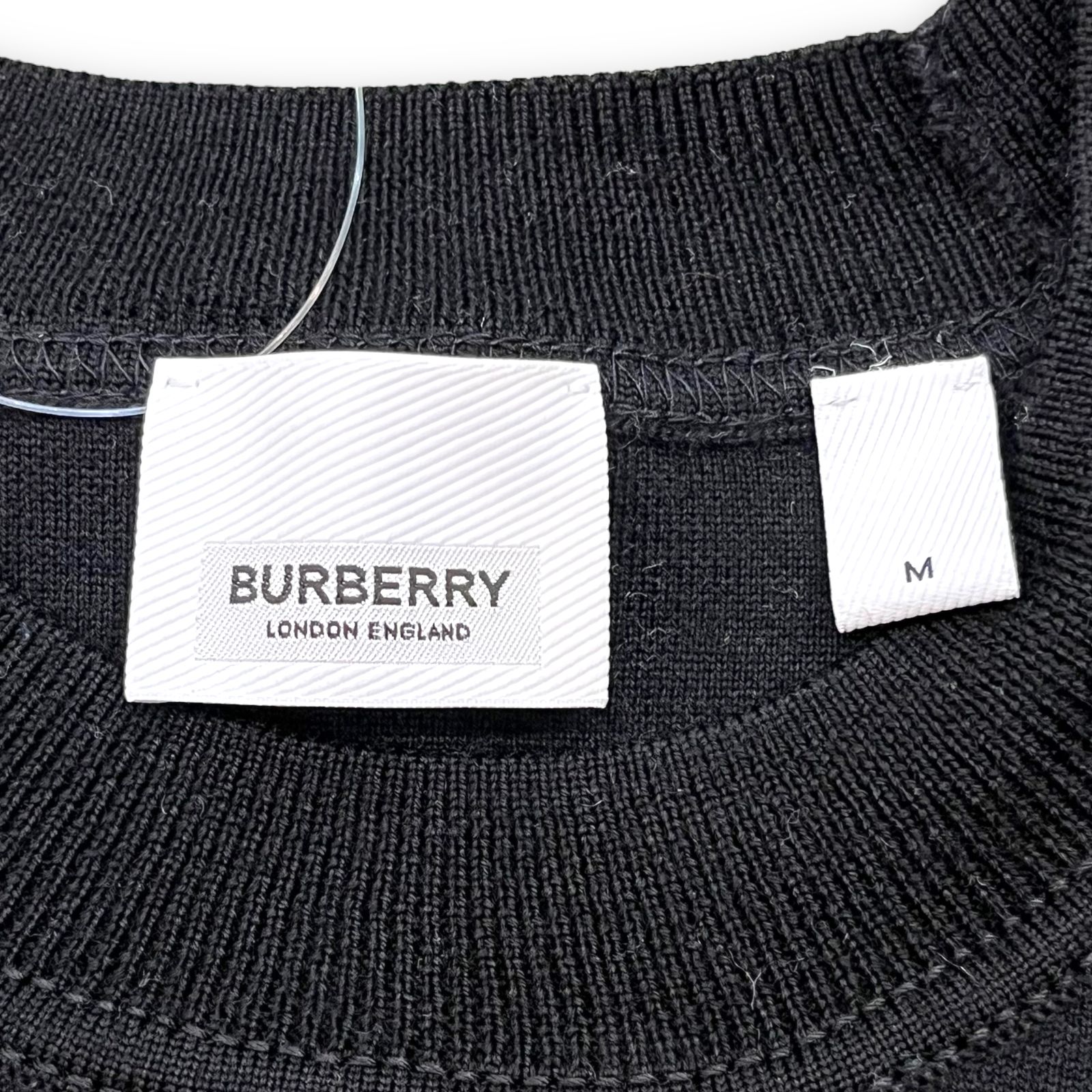 BURBERRY インターシャ メリノウールブレンド セーター - メルカリ