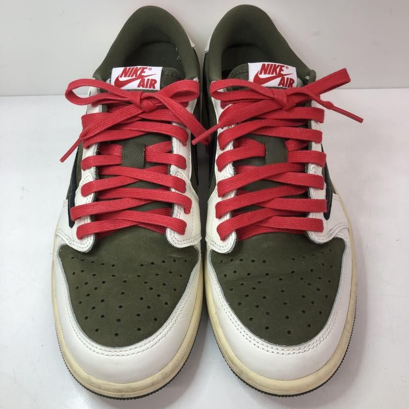 Travis Scott × Nike Air Jordan 1 Low OG SP Reverse Olive 27.5cm カーキ ホワイト 66 HAPPYPLANETSERVICEAPARTMENTS_COM