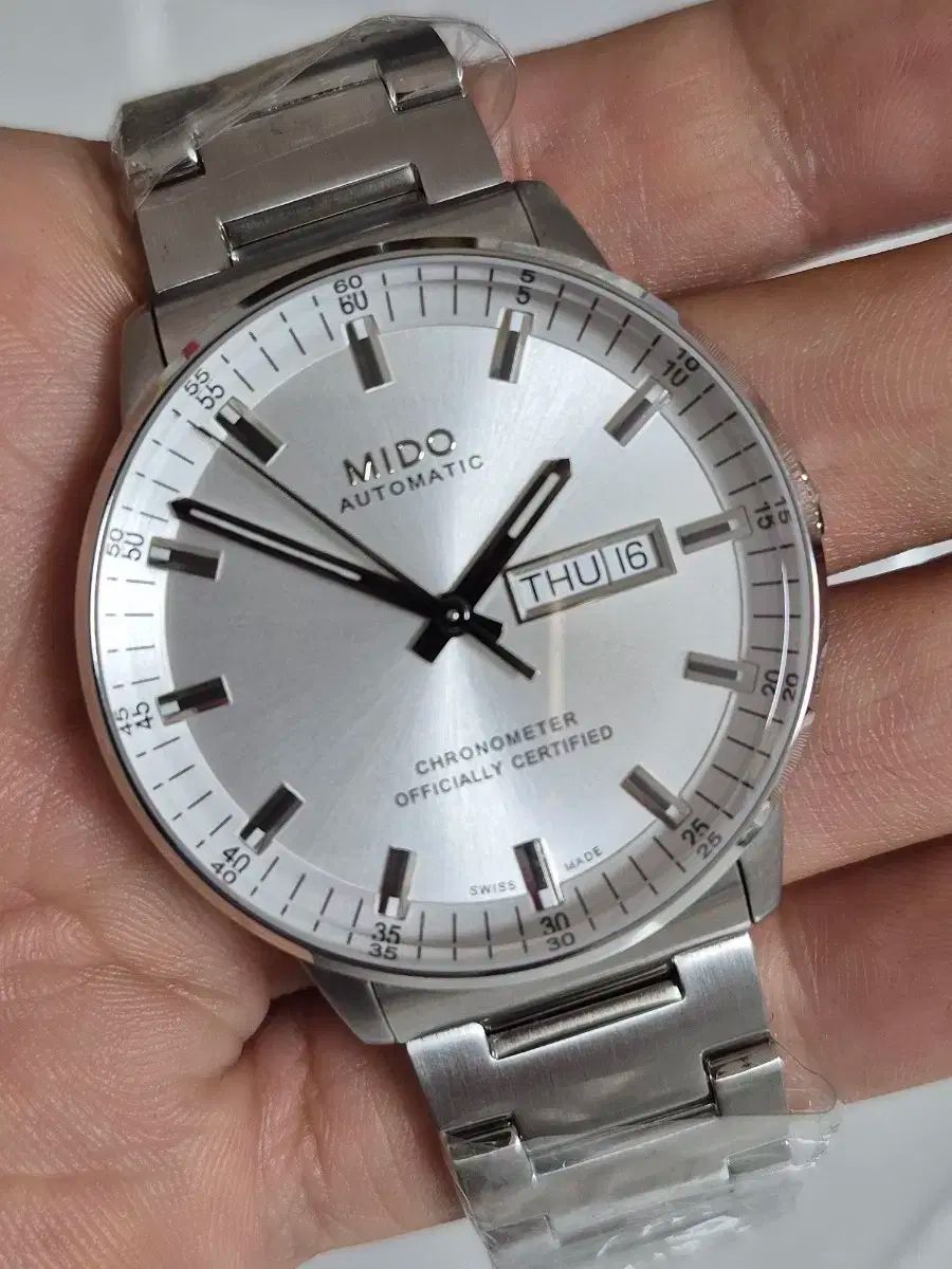 MIDO オートマティック クロノメーター シルバー メタル 時計