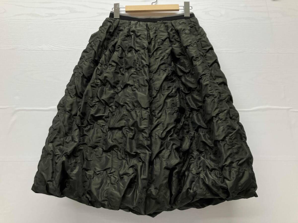 foxey フォクシー 42961-AS0004T Truffe スカート フ ひざ丈 タック 38サイズ ダークグレー 通年