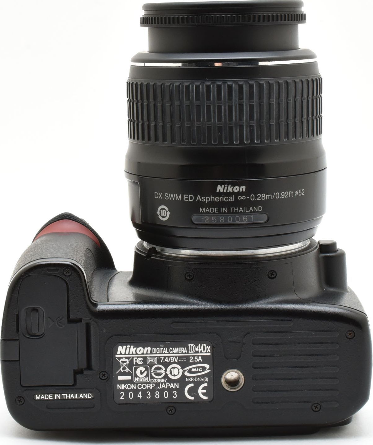 J01[6911B]☆美品☆ ニコン Nikon D40X ボディ 18-55mm レンズ