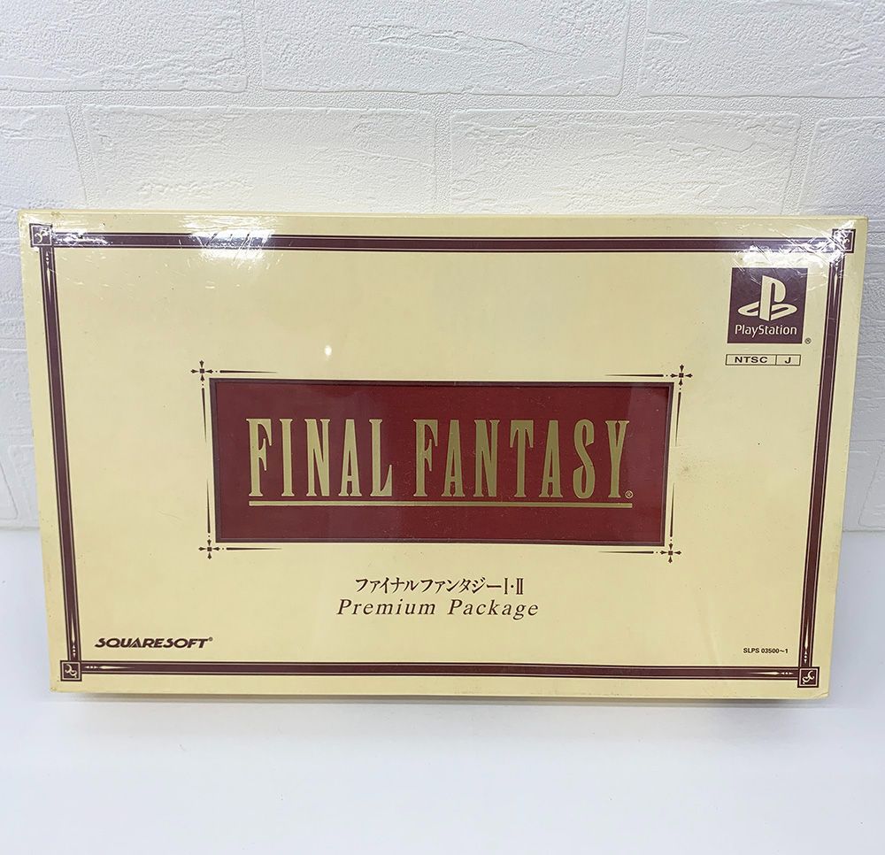 未開封】ファイナル・ファンタジーⅠ・Ⅱ プレミアムパッケージ - メルカリ