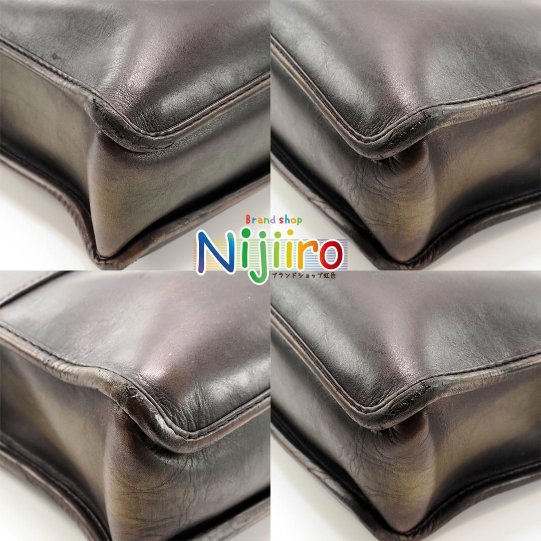【極美品】ベルルッティ　アンジュール　ブリーフケース　レザー　1591 極美品】ベルルッティ アンジュール ブリーフケース レザー 1591