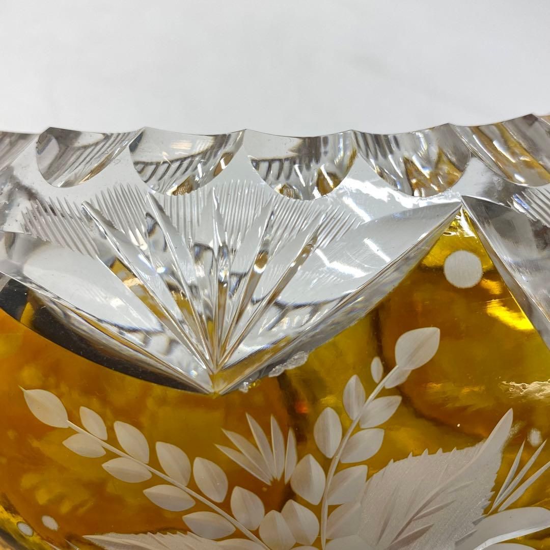 ギヤマン 切子 ハンドカットグラス セット 直径4~16㎝ 東山6-0210⑤